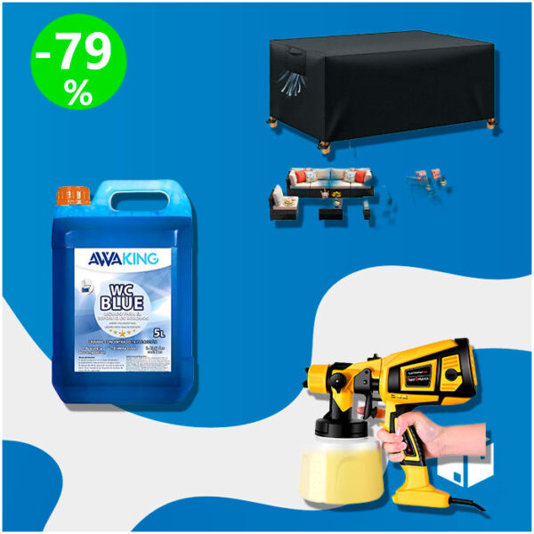 Caja de Piscina y Jardín [27 productos] (sp550548367)